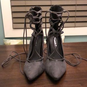 Strappy Stilettos w/ Tie